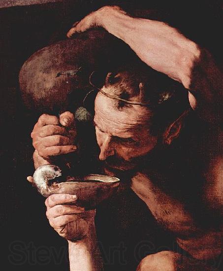 Jose de Ribera Der trunkene Silenos Detail France oil painting art